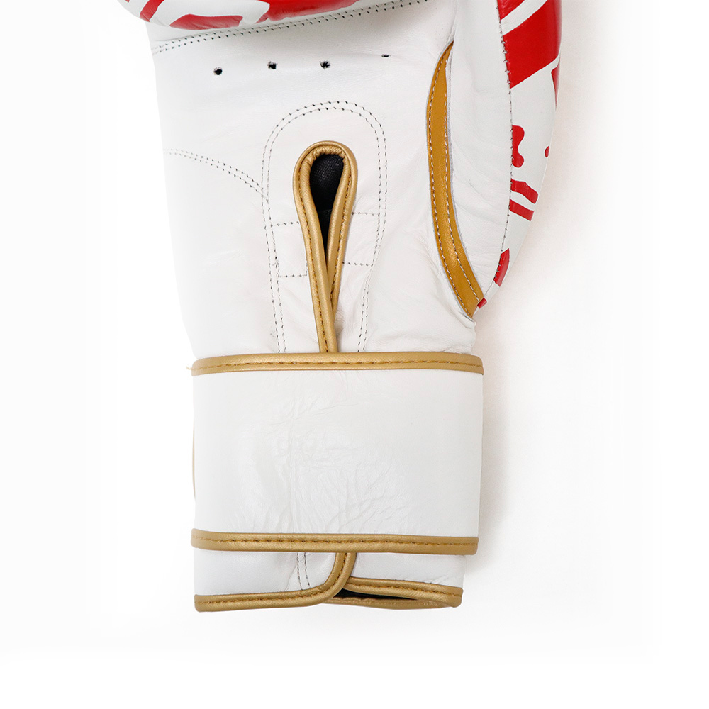 Boxhandschuhe Leder WhiteRed