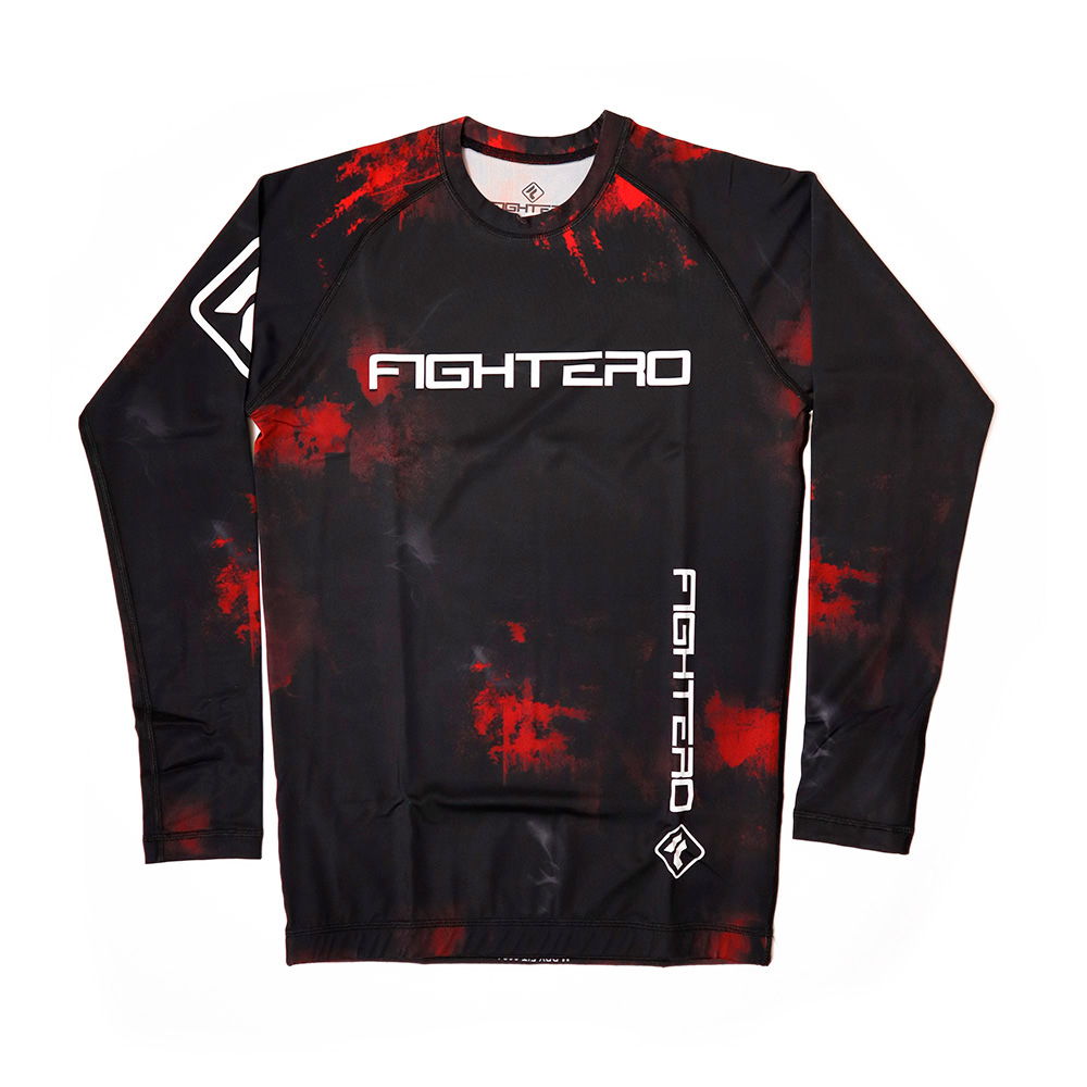 Rashguard red/black – Langarm