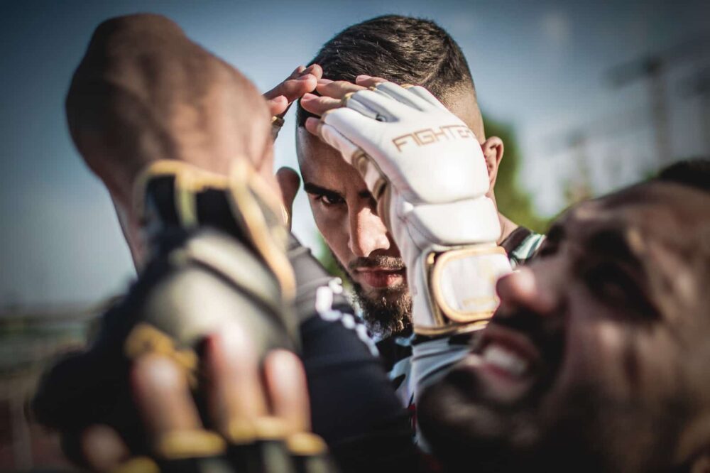 MMA-Handschuhe Echtleder – Bild 4