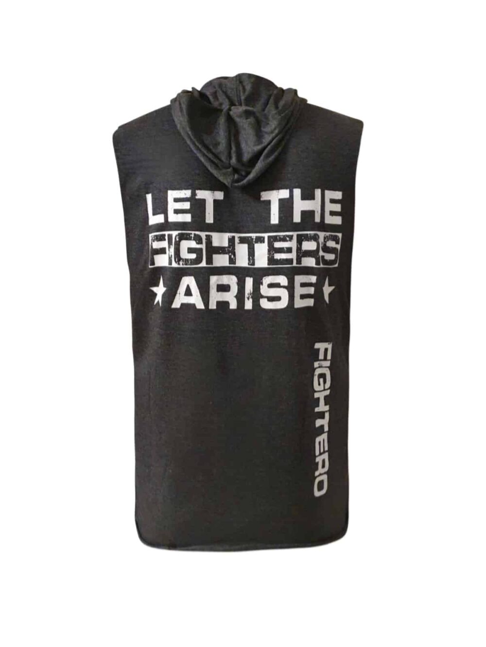 Hoodie-Shirt grey Sleeveless – Bild 5