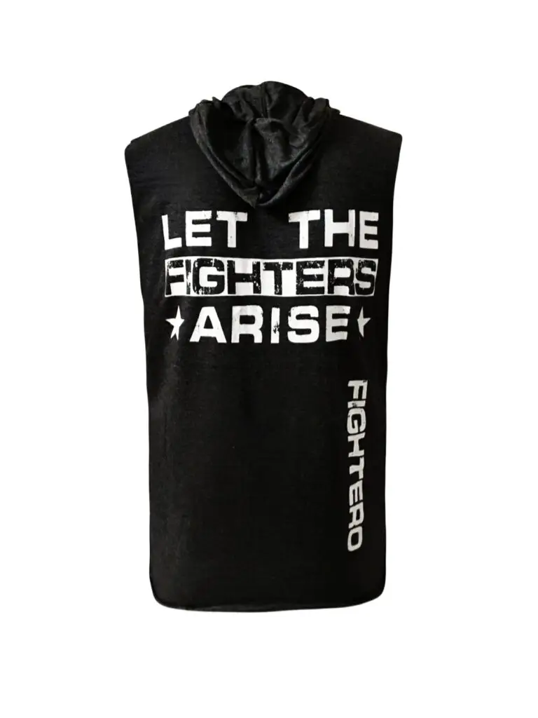 Hoodie-Shirt black Sleeveless