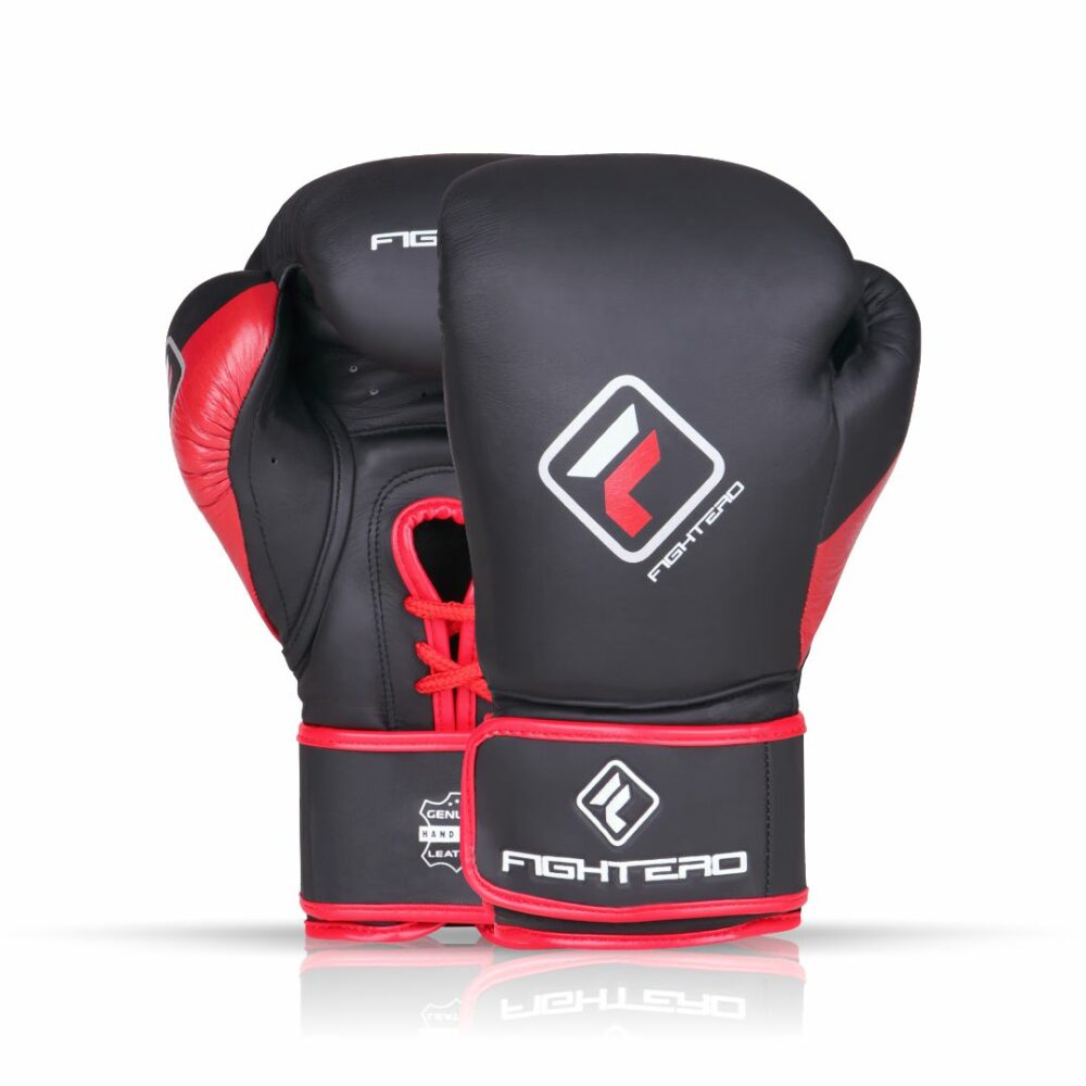 Boxhandschuhe FBG Supreme Klettverschluss+Schnüre – Bild 4
