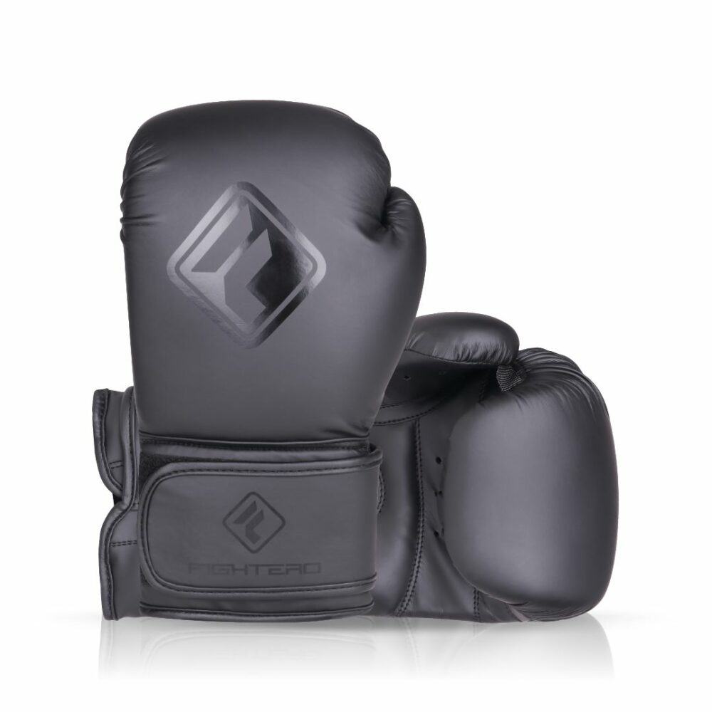 matt boxhandschuhe schwarz