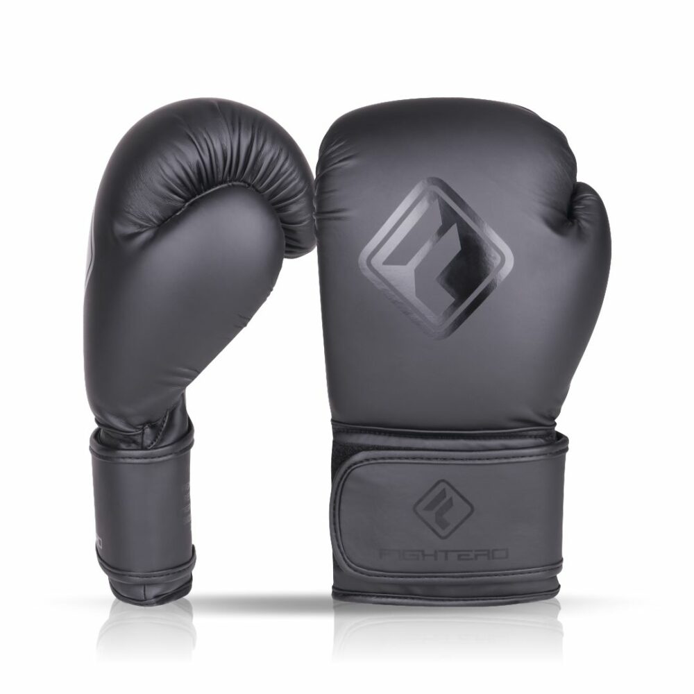 matt boxhandschuhe schwarz