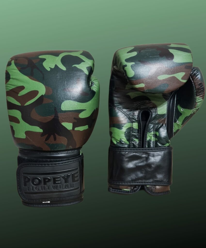Boxhandschuhe Echtleder CAMOUFLAGE