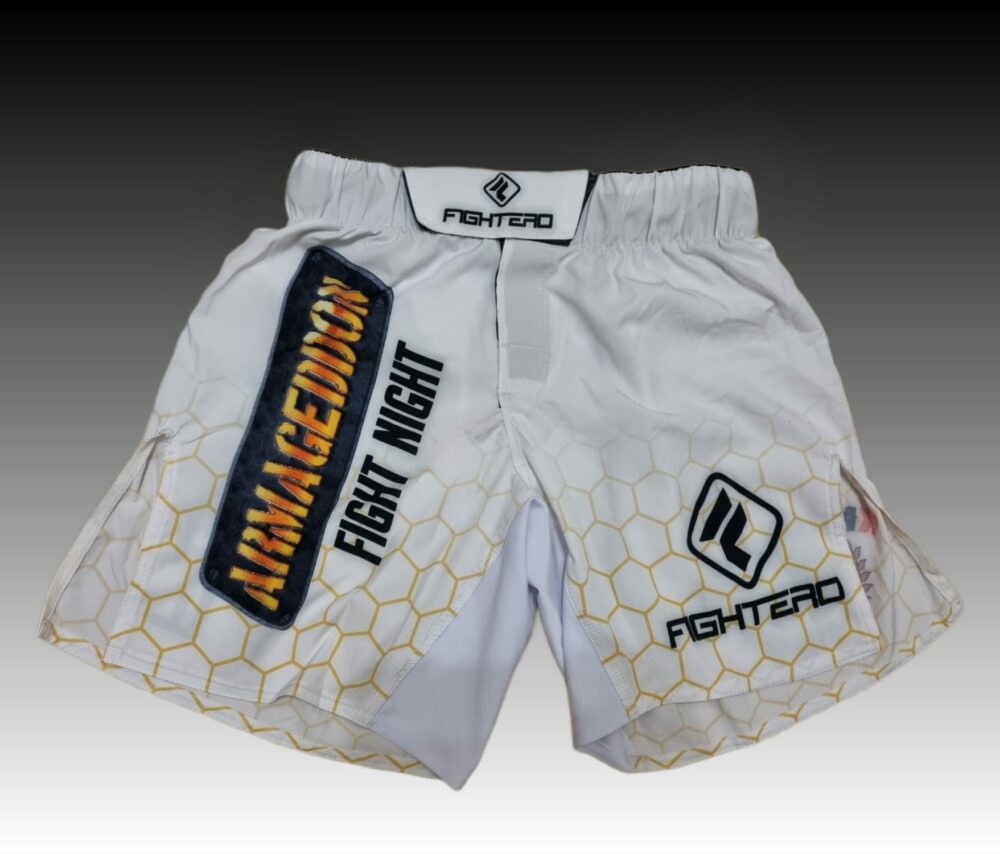 MMA-Short ARMAGEDDON weiß
