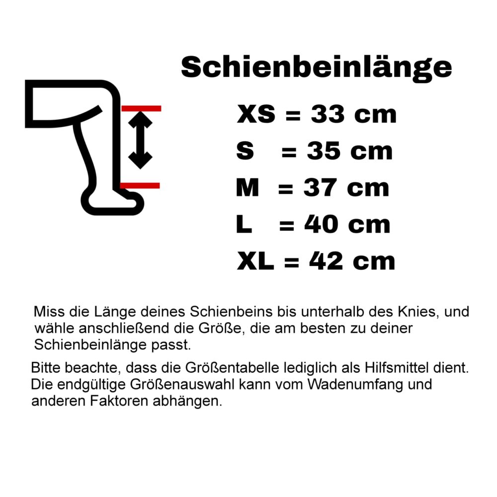 Schienbeinschoner Black SUPREME Echtleder – Bild 5
