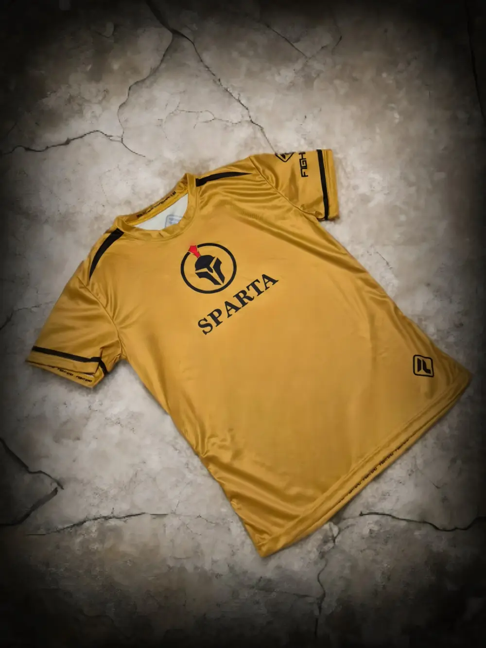 Fight Shirt SPARTA Title gold