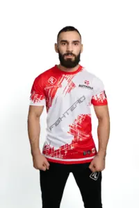 IMMAF AUTMAFF Shirt red white
