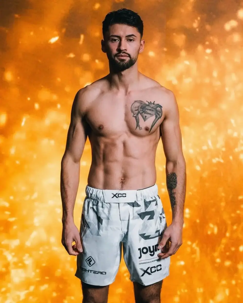 XCC Fight Short white 3.0