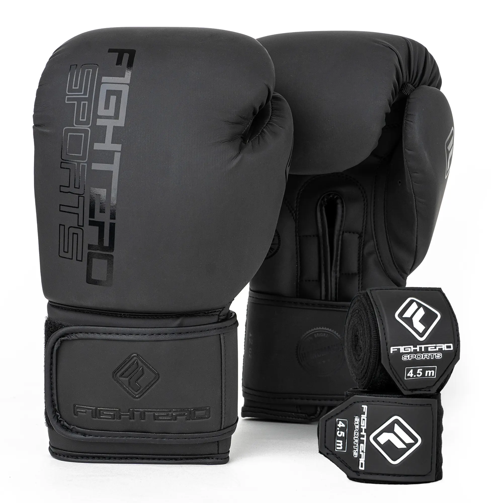 Boxhandschuhe Apex Combat Set - black – Bild 2