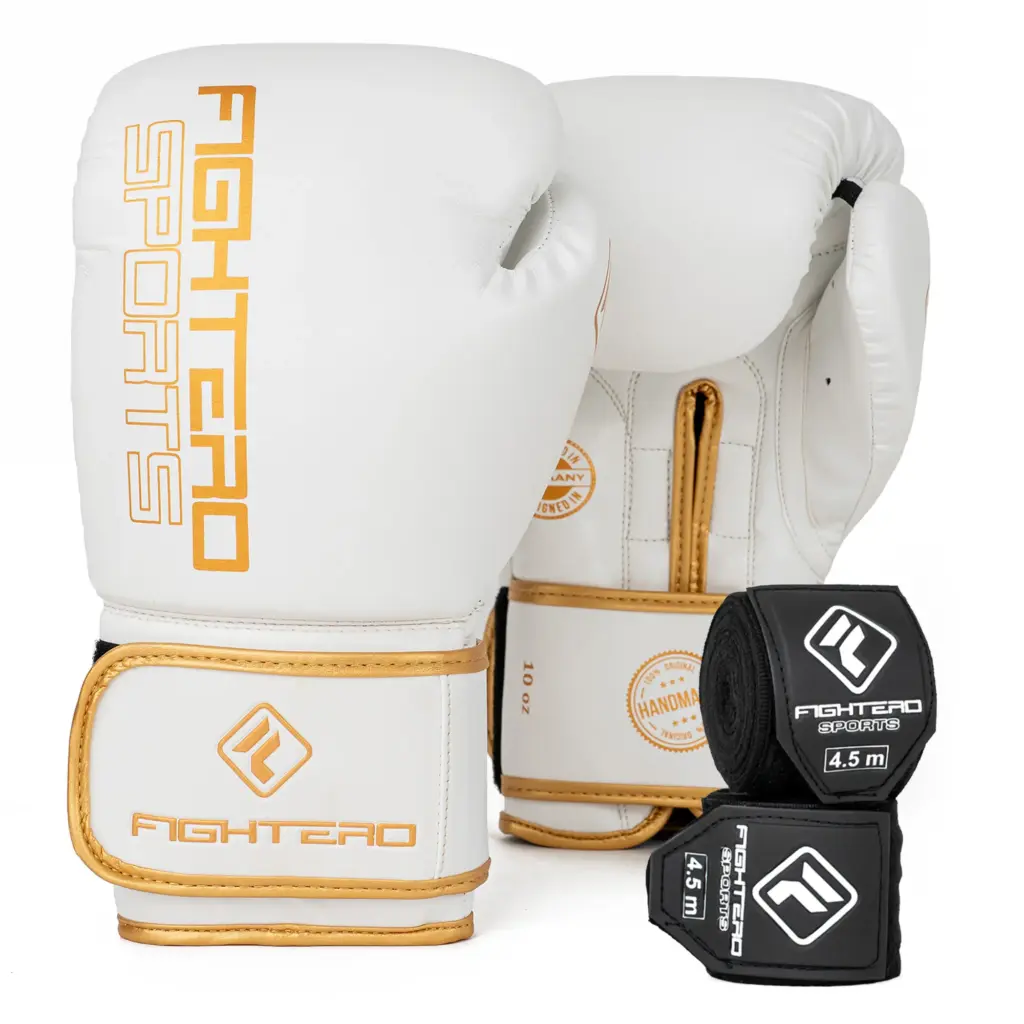 Boxhandschuhe Apex Combat Set – white