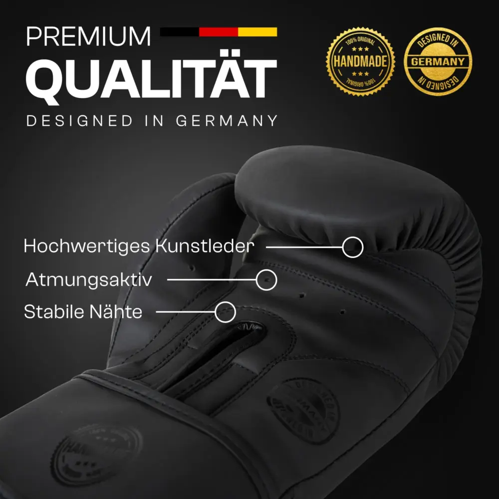 Boxhandschuhe Apex Combat Set - black