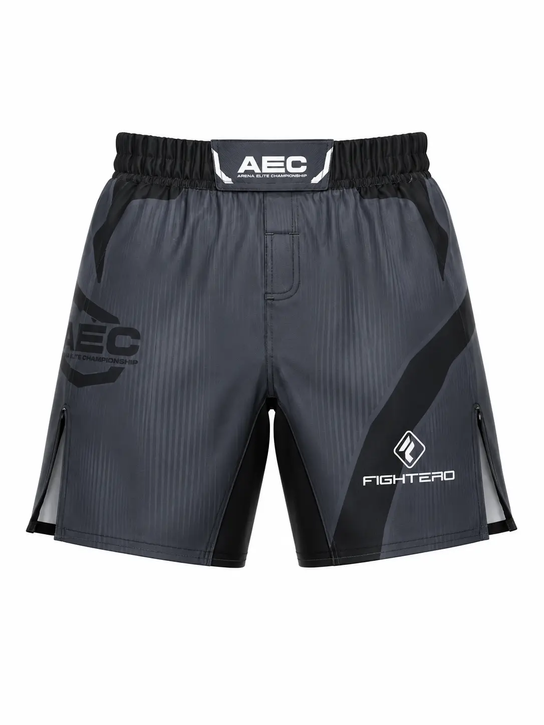 AEC MMA Short Gris Noir